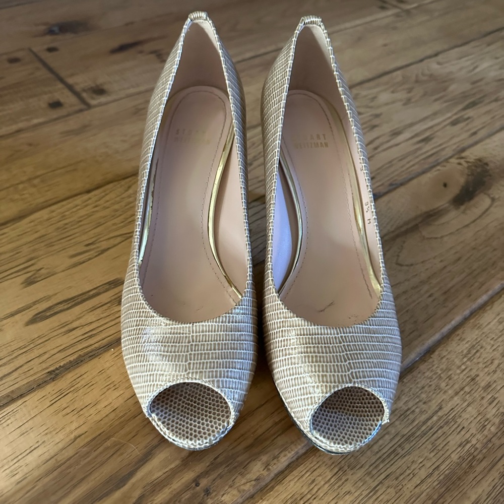 Stuart Weitzman toeless heels